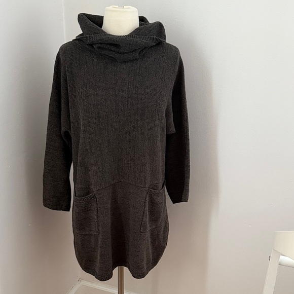 Soft Surroundings Dresses & Skirts - Soft Surroundings Taupe Knit Cardigan dress size Small Medium